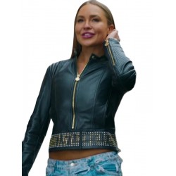 Buying London S01 Juliana Ardenius Black Leather Jacket