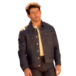 Camp Rock 3 Nick Jonas Blue Denim Jacket