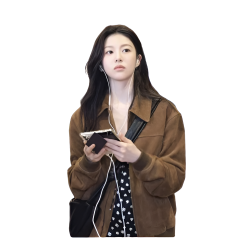 Can This Love Be Translated Go Youn jung Suede Jacket