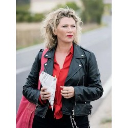 Candice Renoir Cécile Bois Leather Jacket