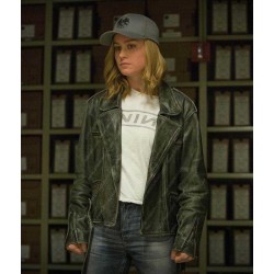Captain Marvel Brie Larson Motorcycle Jacket