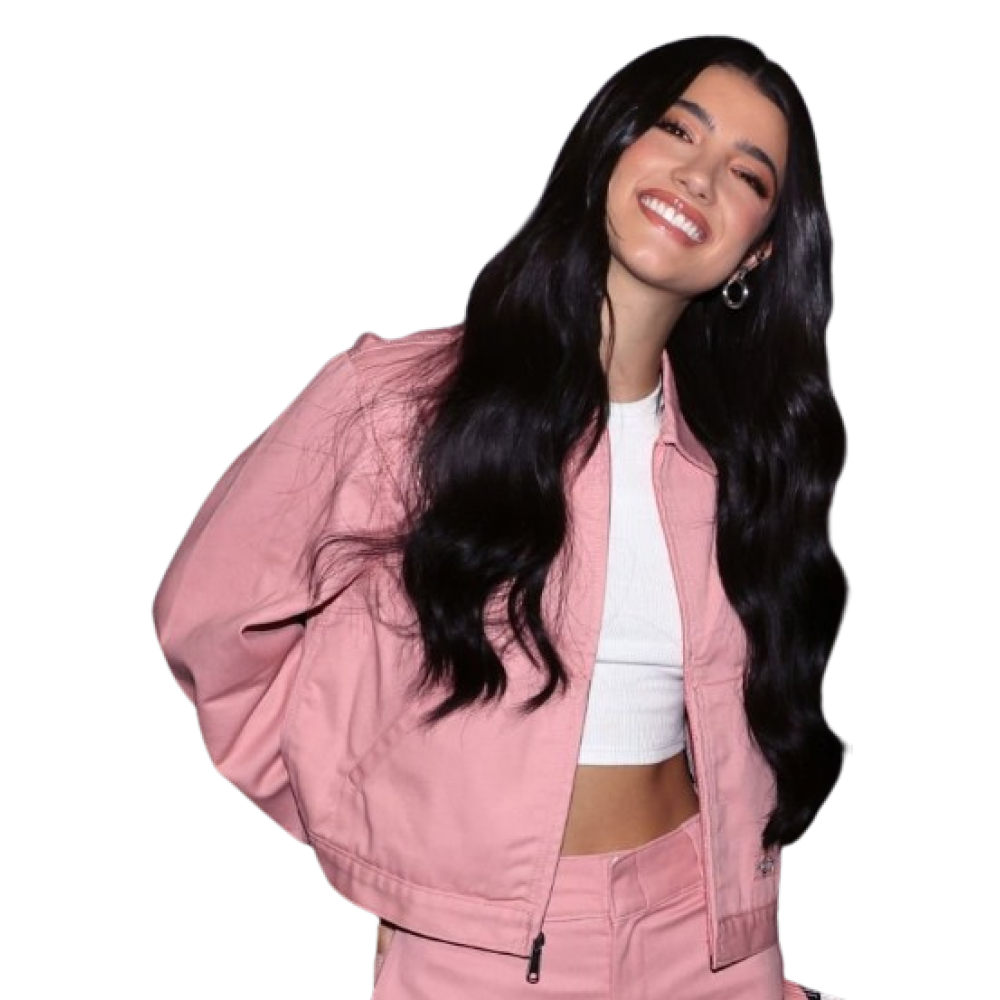 Charli D Amelio Pink Cotton Jacket Charli D Amelio Jacket America Suits