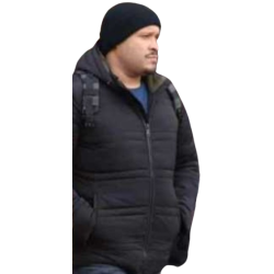 Chicago Fire S10 Joe Minoso Black Puffer Jacket