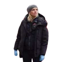 Chicago Fire S10 Kara Killmer Black Puffer Jacket