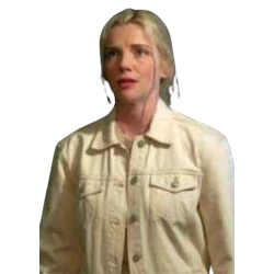 Chicago Fire S11 Kara Killmer White Denim Jacket
