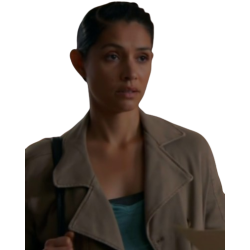Chicago Fire S13 Stella Kidd Crop Trench Coat