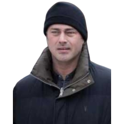 Chicago Fire S9 Taylor Kinney Black Puffer Jacket