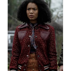 Chilling Adventures of Sabrina Jaz Sinclair Red Jacket