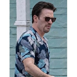 Chris Evans Pain Hustlers 2023 Floral Shirt
