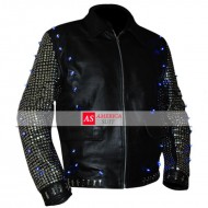 Chris Jericho Light Up  WWE  Leather Jacket 
