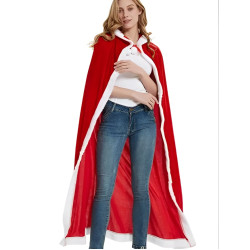 Christmas Red Hooded Santa Cloak Christmas Red Hooded Santa Cloak