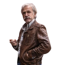 Christoph Waltz Old Guy Movie Brown Jacket
