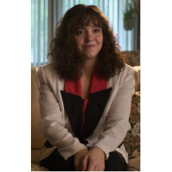 Christy Sydney Sweeney White Coat