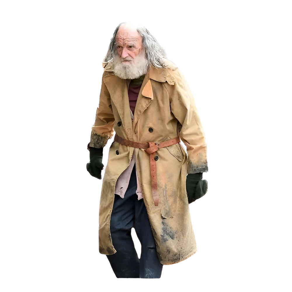 Clayface Eddie Marsan Brown Trench Coat | America Suits