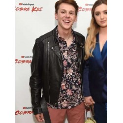 Cobra Kai Eli Moskowitz Black Leather Jacket Cobra Kai Eli Moskowitz Black Leather Jacket