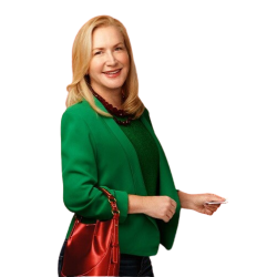 Confessions Of A Christmas Letter Angela Kinsey Green Coat