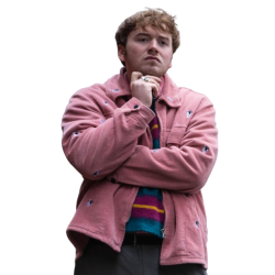 Cooper Hoffman Old Guy Wihlborg Pink Corduroy Jacket