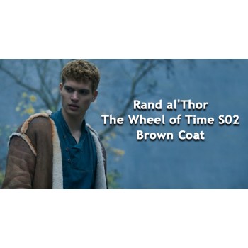 Costume Guide 2023 Joshua Stradowski The Wheel of Time Brown Leather Coat