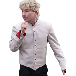  Crime 101 Barry Keoghan White Jacket