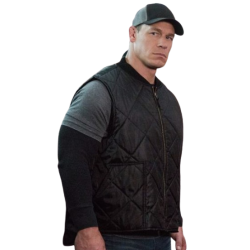 Daddys Home 2 John Cena Black Quilted Vest