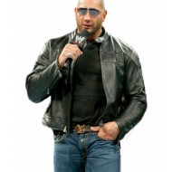 Dave Bautista Biker Leather Jacket