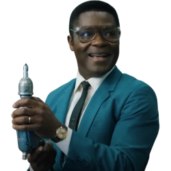 David Oyelowo Government Cheese Hampton Blue Coat