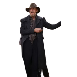 David Thewlis The Artful Dodger Black Trench Coat