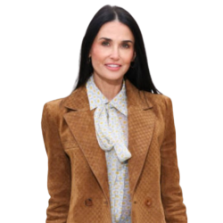 Demi Moore Inspired Style from Landman Photocall Jacket
