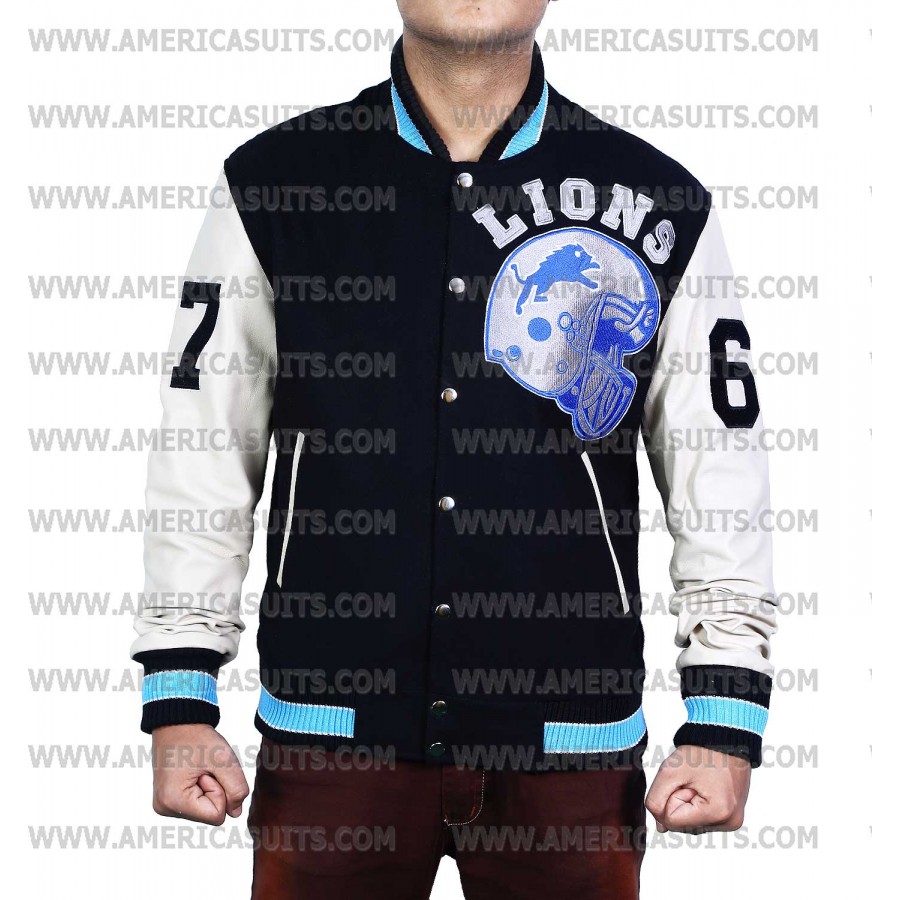 Detroit Lions Beverly Hill Cops Axel Foley Baseball Jacket