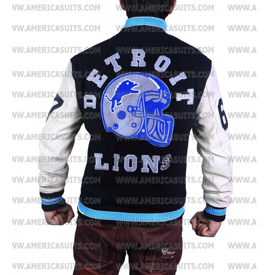 Detroit Lions Beverly Hill Cops Axel Foley Baseball Jacket