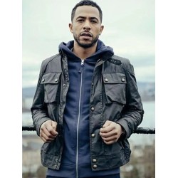 DI Jack Caffery Wolf S01 Black Jacket DI Jack Caffery Wolf S01 Black Jacket