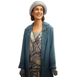 Downton Abbey Grand Finale Raquel Cassidy Blue Coat
