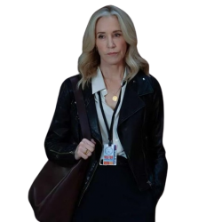 DR JILL GIDEON CRIMINAL MINDS BLACK LEATHER JACKET