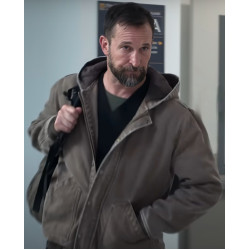 Dr Michael The Pitt S02 Brown Cotton Jacket