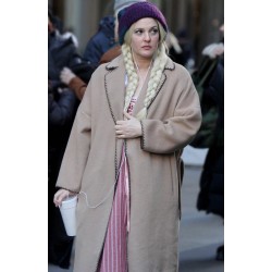 Drew Barrymore The Stand-In Brown Coat