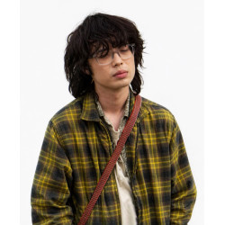 Drivers Ed Aidan Laprete Yellow Plaid Flannel Jacket
