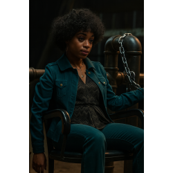 Duster Rachel Hilson Blue Trucker Jacket