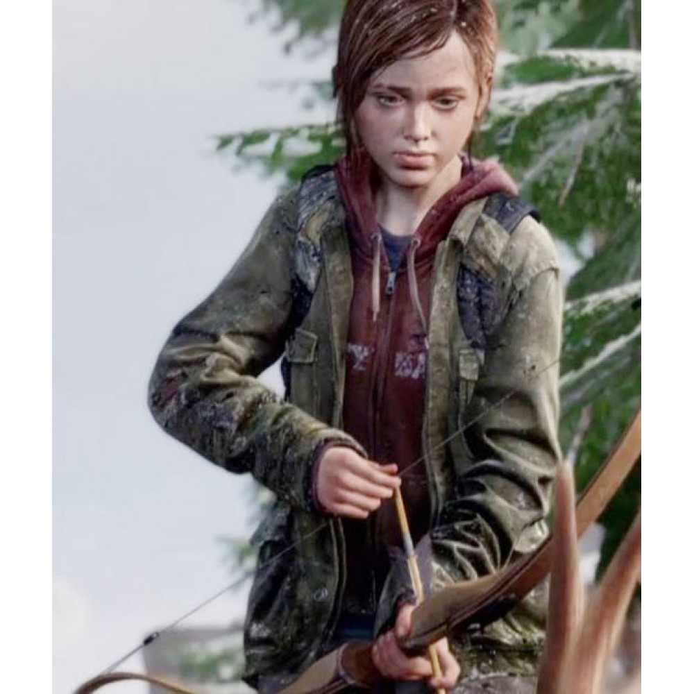Ellie The Last Of Us Part II Green Jacket