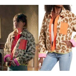 Emilia Jones Locke and Key S02 Leopard Jacket