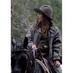 Emily Bett Rickards Calamity Jane Trench Coat