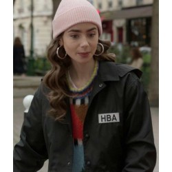 Emily In Paris HBA Logo Cropped Jacket
