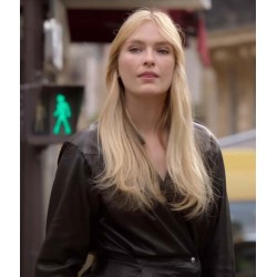 Emily in Paris S02 Camille Razat Black Coat
