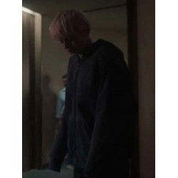 Emma Corrin A Murder at the End of the World Grey Hoodie