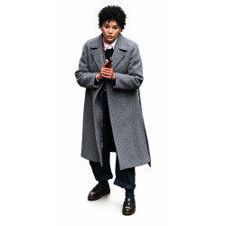 Emmy Raver Lampman The Beekeeper 2 Grey Coat