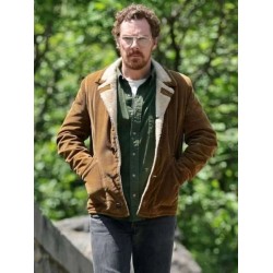 Eric S01 Benedict Cumberbatch Shearling Brown Jacket Eric S01 Benedict Cumberbatch Shearling Brown Jacket