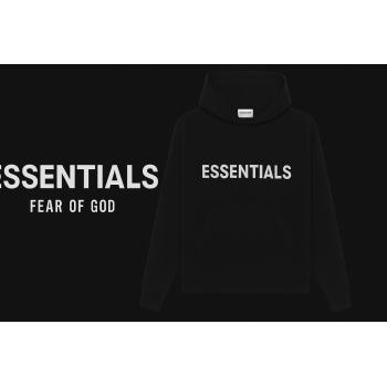 Essentials Black Hoodie Discover the Style and Comfort of Fear of God Streetwear