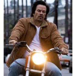 Father Stu Mark Wahlberg Brown Jacket