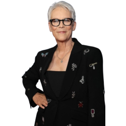 Freakier Friday Jamie Lee Curtis Black Sequin Coat