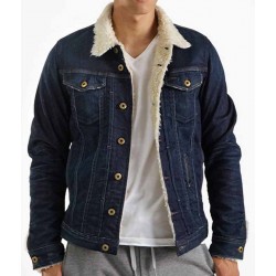 Friday The 13th Denim Jacket With Fur