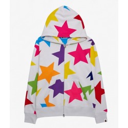 Full Zip Bape Star Hoodie